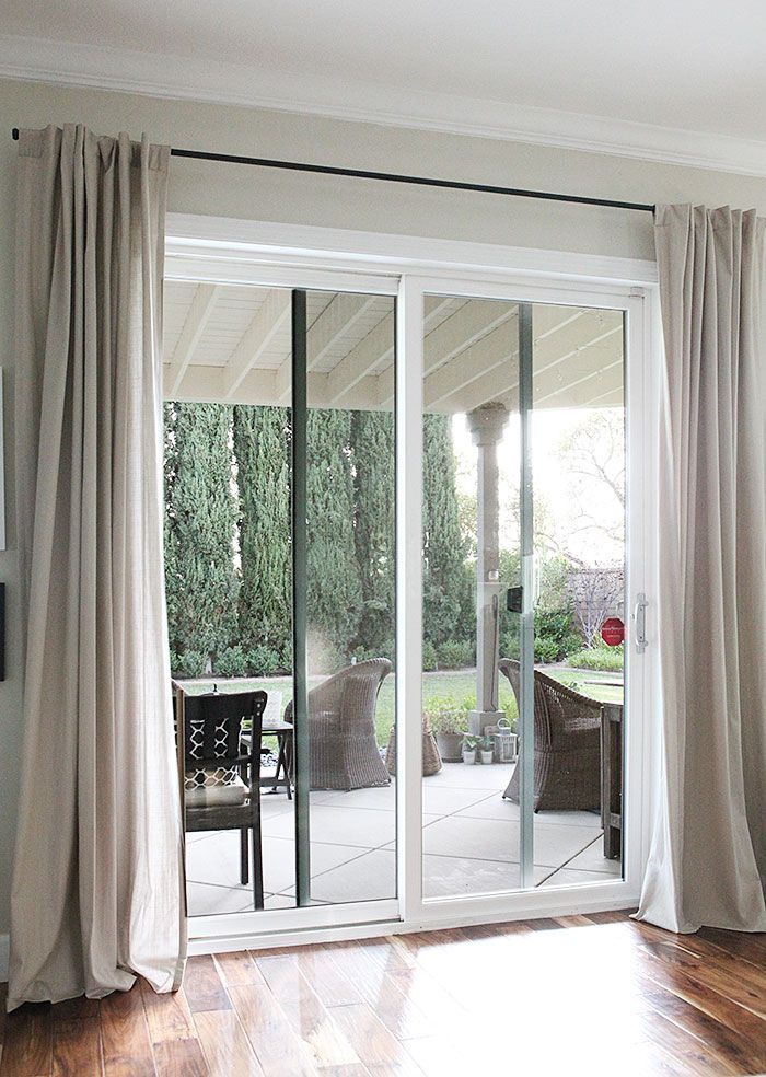 Door Blinds For Sliding Glass Doors, How To Measure Sliding Doors For Curtains