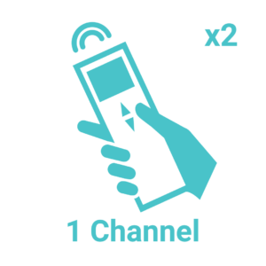 1 Ch Remote x2