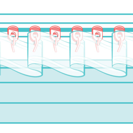 293. Attach the tape-curtain to the hooks on the track-07