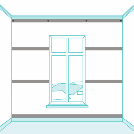 Double Curtain Face install-05
