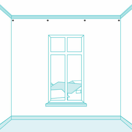 Double Curtain Face install-06