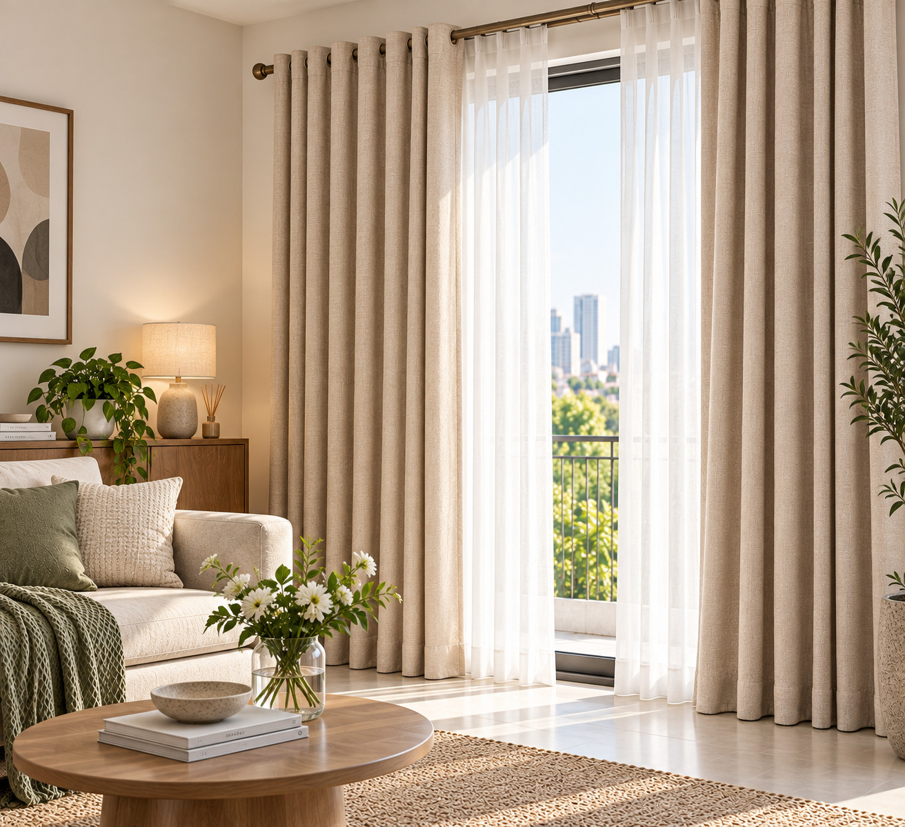 Modern window curtain
